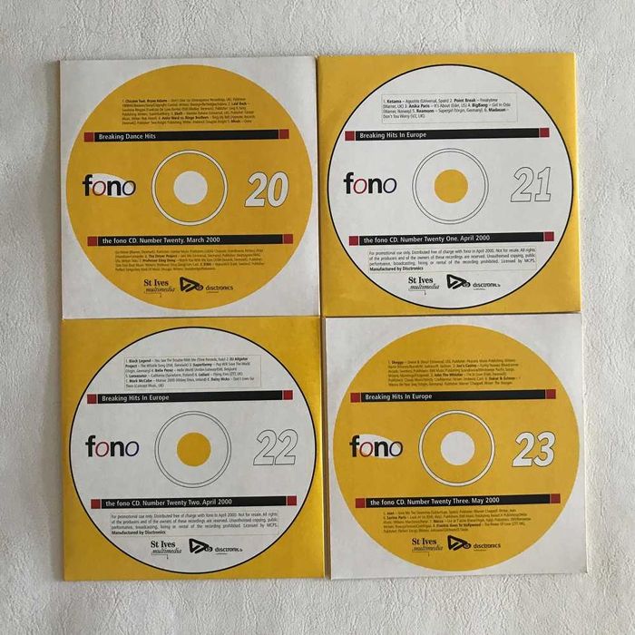 Disco cd Breaking Hits In Europe 2000