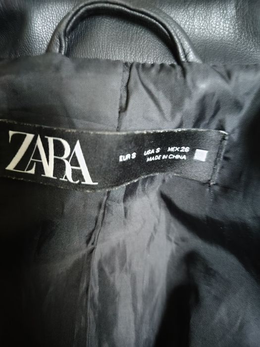 Czarna kurtka ramoneska Zara S