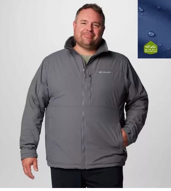 Демісезонна куртка Columbia БАТАЛ 2xl, 3xl великі розміри весна/осінь