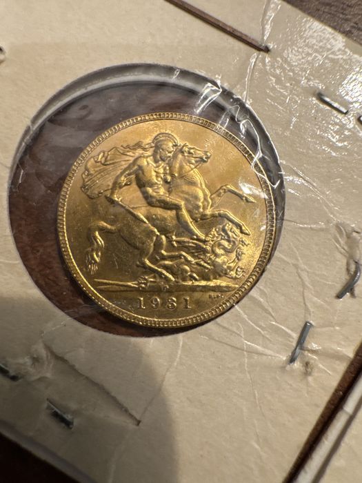 2 Moedas Libras de Ouro - Vitório 1891 e George V 1931