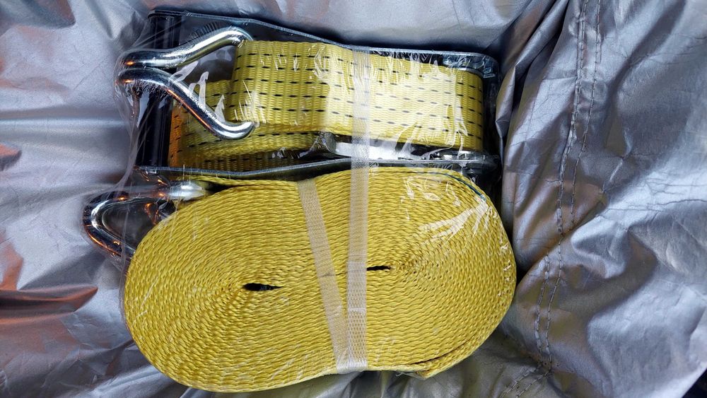 Cintas NORDIC amarração 5 TON C/ roquete e ganchos fechados.