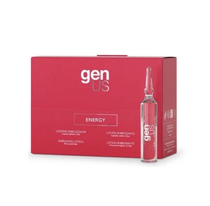 GENUS Energy Енергетичний лосьйон проти випадіння в ампулах, 12x10 мл