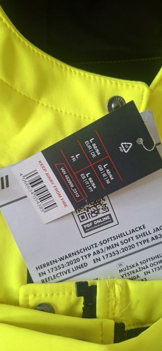 Kurtka i spodnie typu softshell Parksaide 52/54