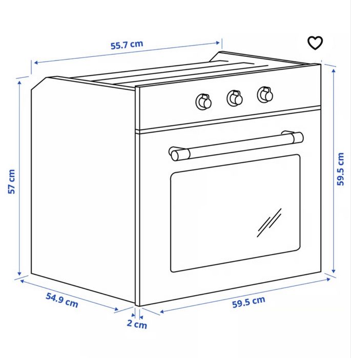 forno encastre branco MATTRADITION IKEA