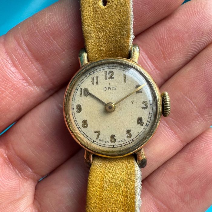 Zegarek Oris Swiss Pozłacany Damski Vintage lata 60 te