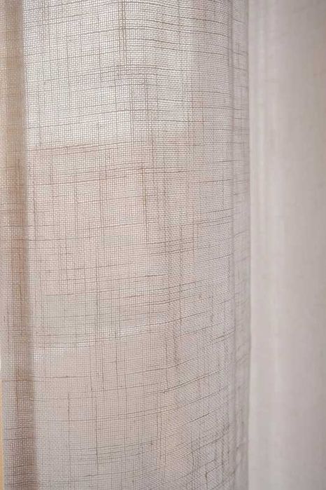 2 Cortinados linho Branco 140x200cm