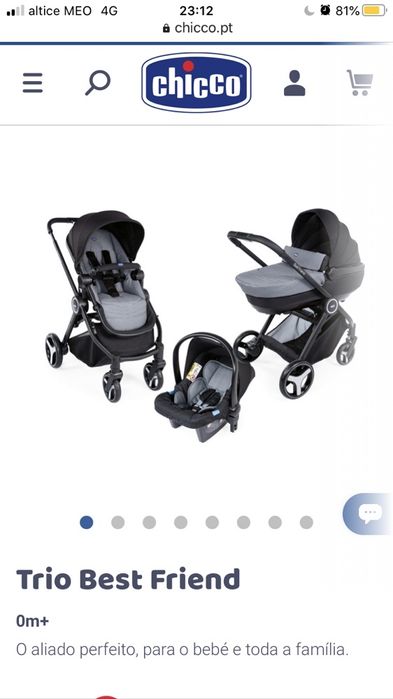 Carrinho bebe chicco