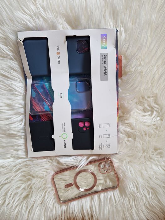 Zestaw nakładek 4 sztuki Etui Plecki do IPhone 11 solid colour