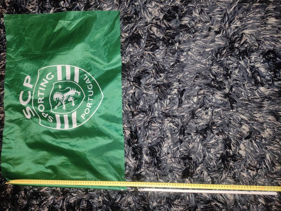 Bandeira Sporting Clube de Portugal tecido 70 x 50 cm