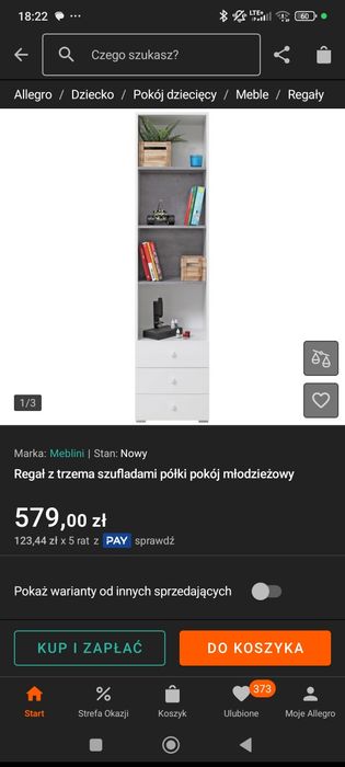 Biurko młodzieżowe biało szare nigma