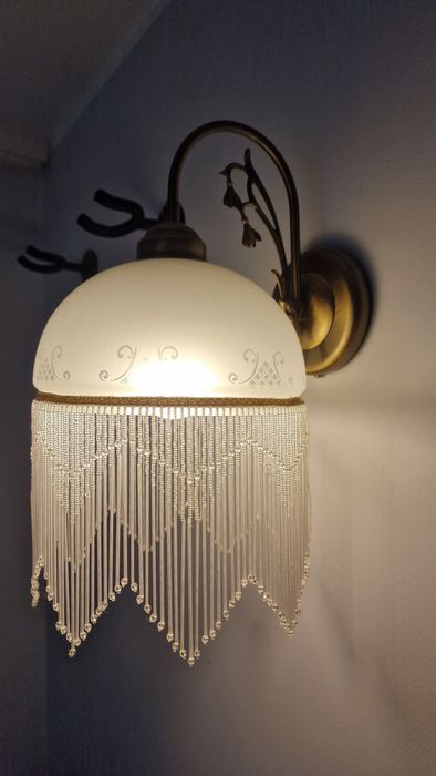 Luksusowy zestaw lamp Kutek Palermo mosiądz, 4szt. Made in Poland