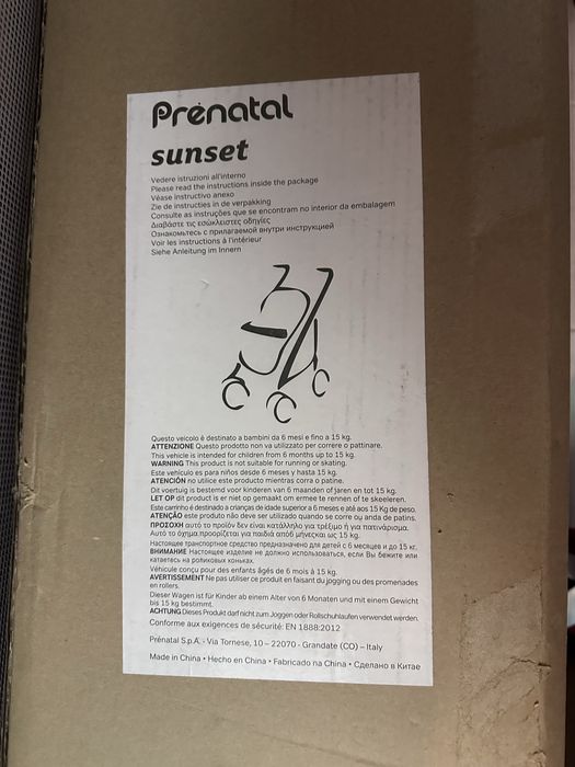 Carrinho passeio PreNatal