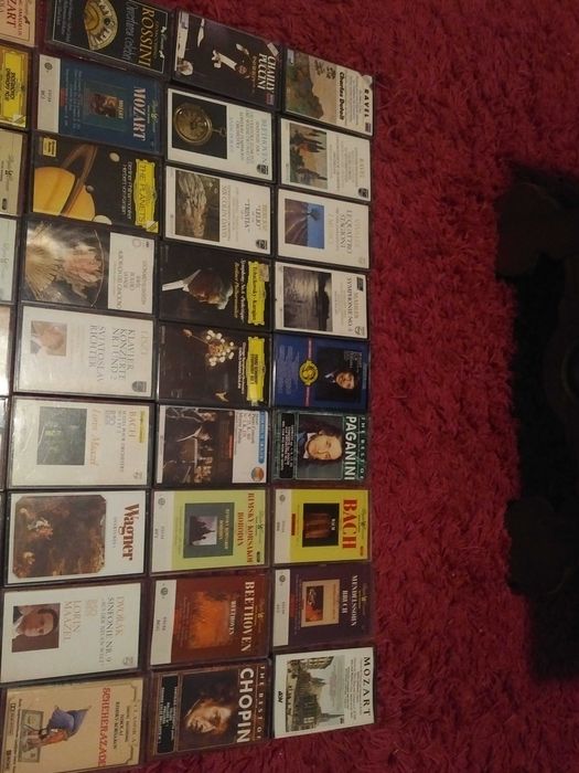 Lote 36 áudio cassetes raros musica clássica