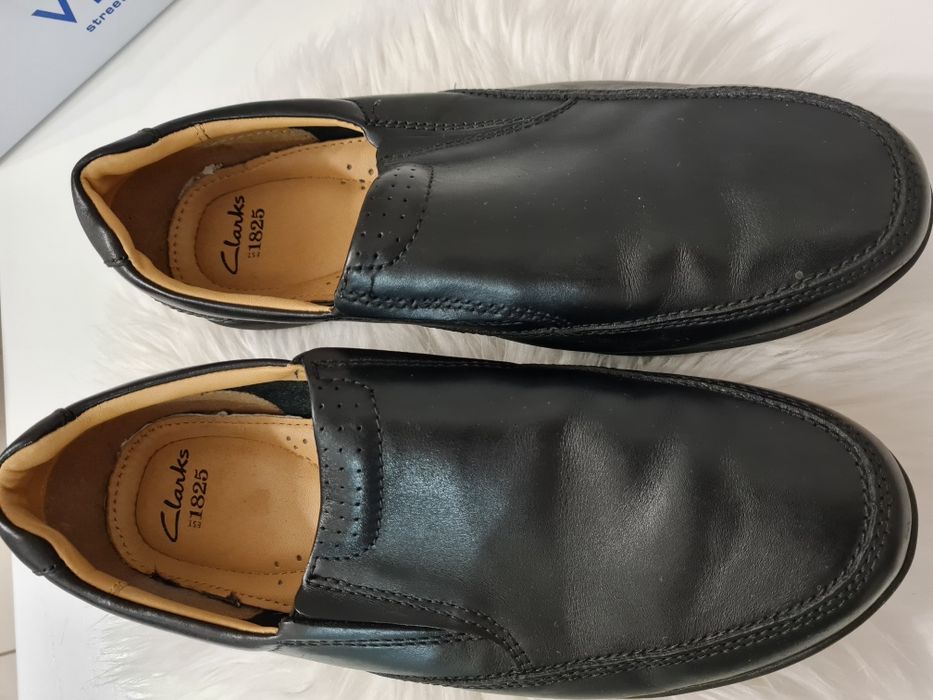 Półbuty skórzane męskie Clarks