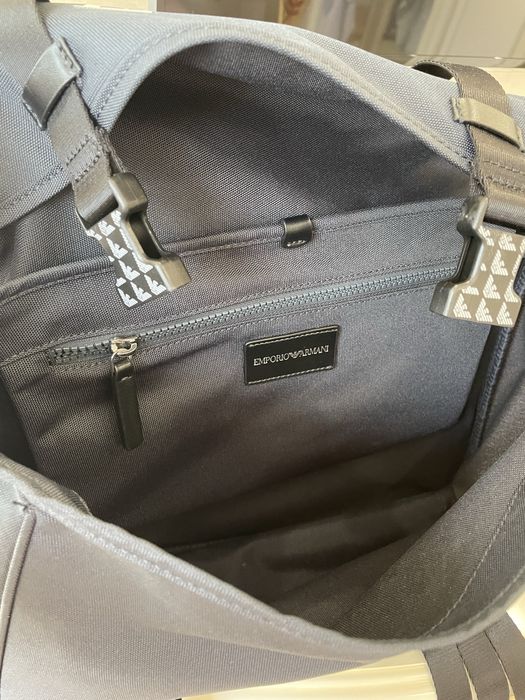 Рюкзак EMPORIO ARMANI. оригінал , синього кольору