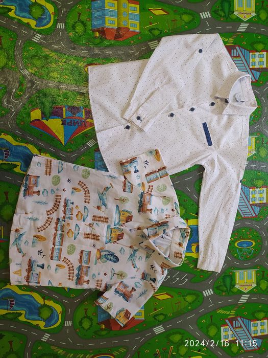 Рубашка трикотажная мальчику 4/5 лет