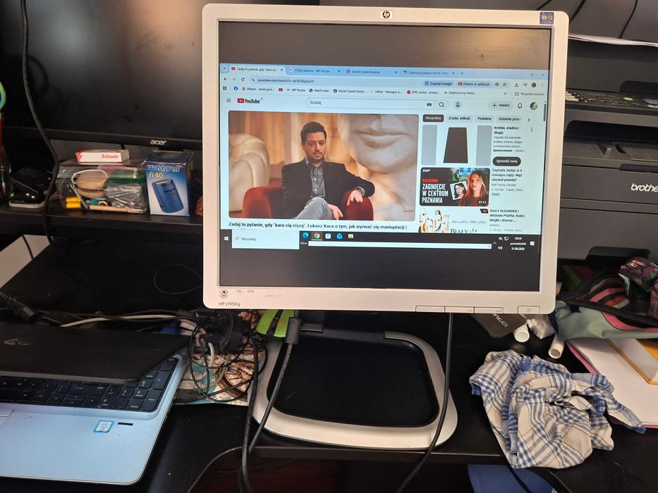 monitor HP L1950G + kable. W pełni sprawny