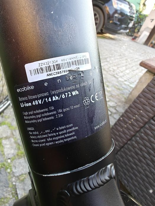 Sprzedam rower  elektryczny Ecobike