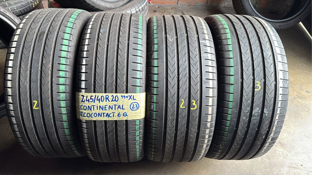 Pneus 245/40/20 Continental semi novos