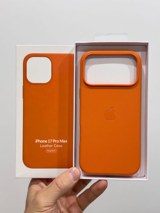 Чехол Leather Case iPhone 17 Pro | Max (MagSafe)