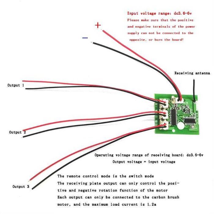 Передатчик 6-канальный приемник дистанционного управления