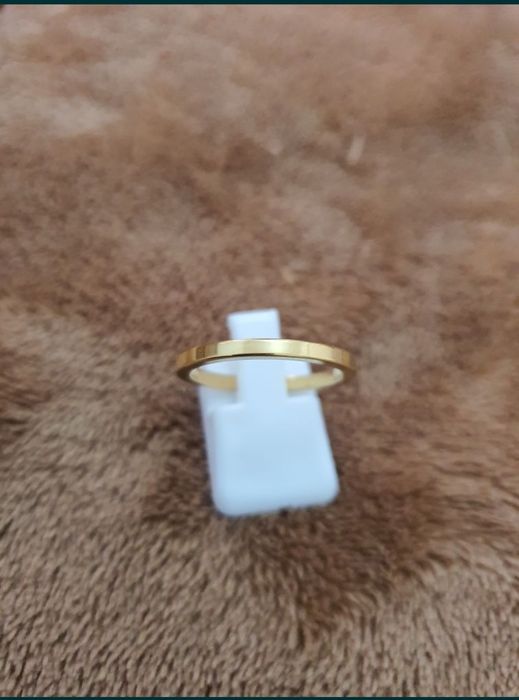 Alianças classicas lisas ouro laminado 18k