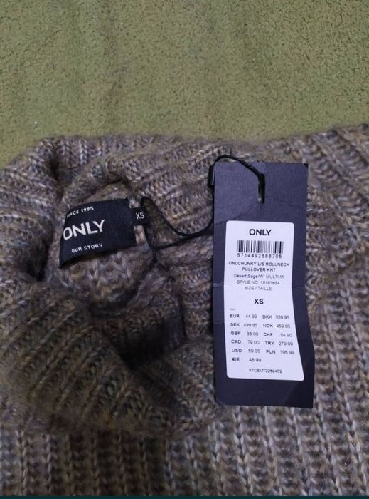 Женский теплый свитер