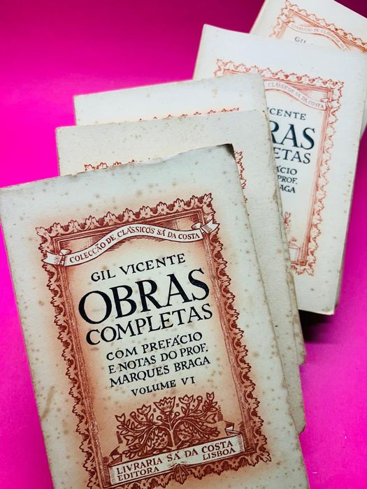 Gil Vicente - Obras Completas / Volumes I, II, III, IV, V e VI