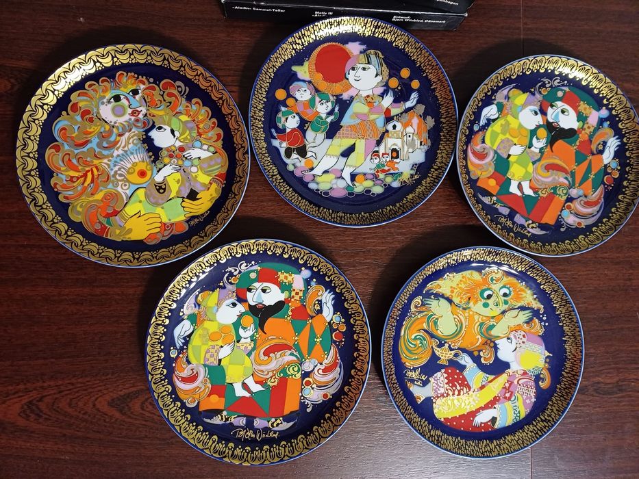 Тарілки Rosenthal " Aladin ".Вінтаж. 1970 рр