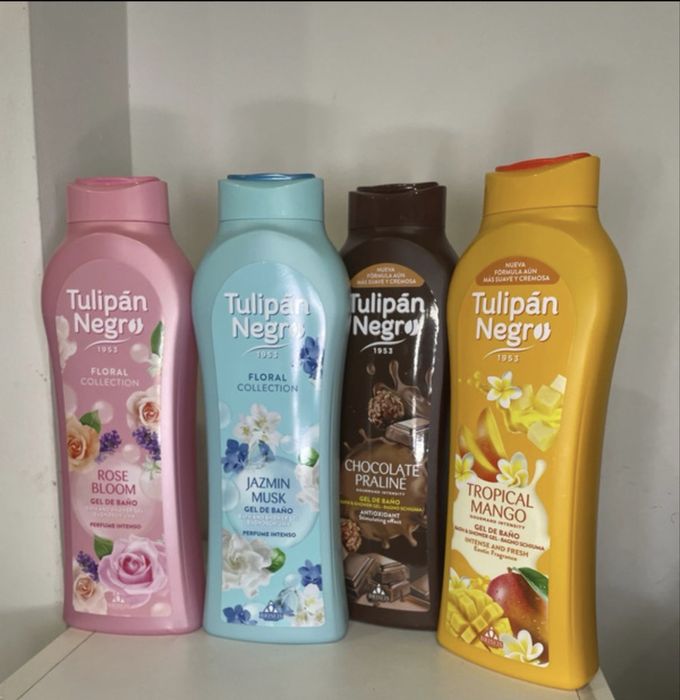Gel banho Tulipa Negra 3€ a unidade (cada)