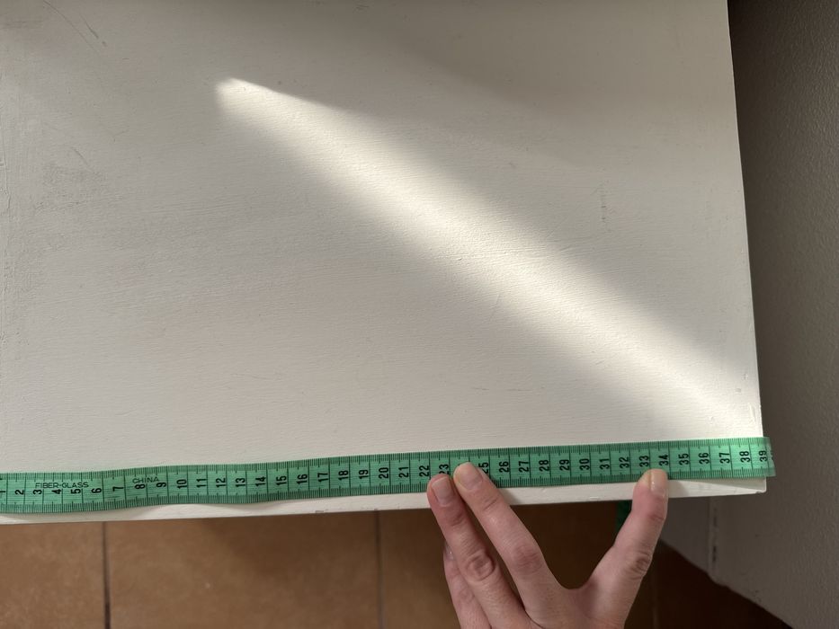 Gaveteiro em madeira maciça novo e caixa vintage metálica