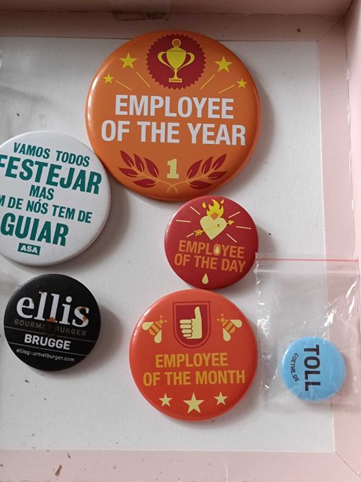 8 Pins ou Alfinetes de Peito