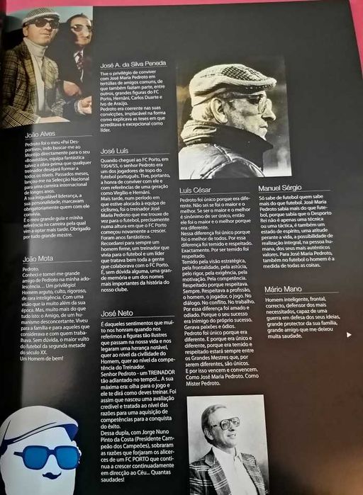 Revista Dragões recordando Pedroto