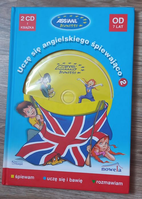 Książka do nauki języka angielskiego -uczę się angielskiego śpiewająco