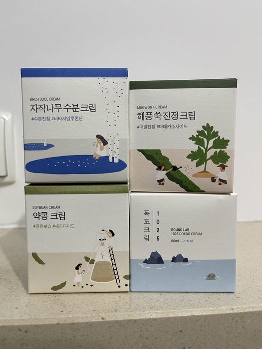 kremy do twarzy Round Lab