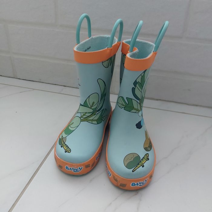 Диьячі гумові чобітки для хлопчика 23 розмір