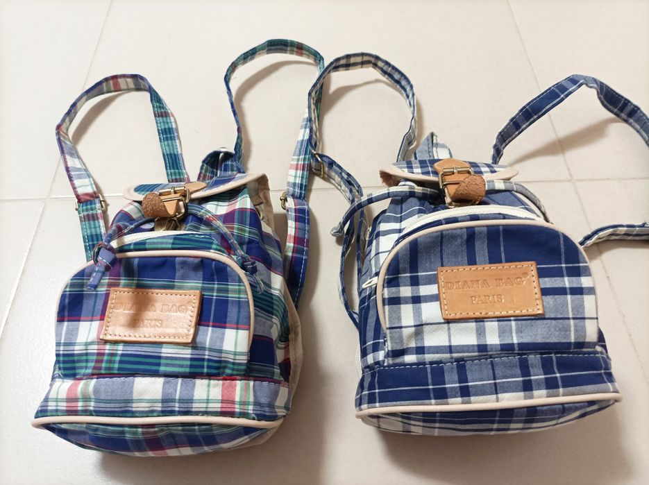 Mini Mochilas em tecido marca Diana Bag (novas)