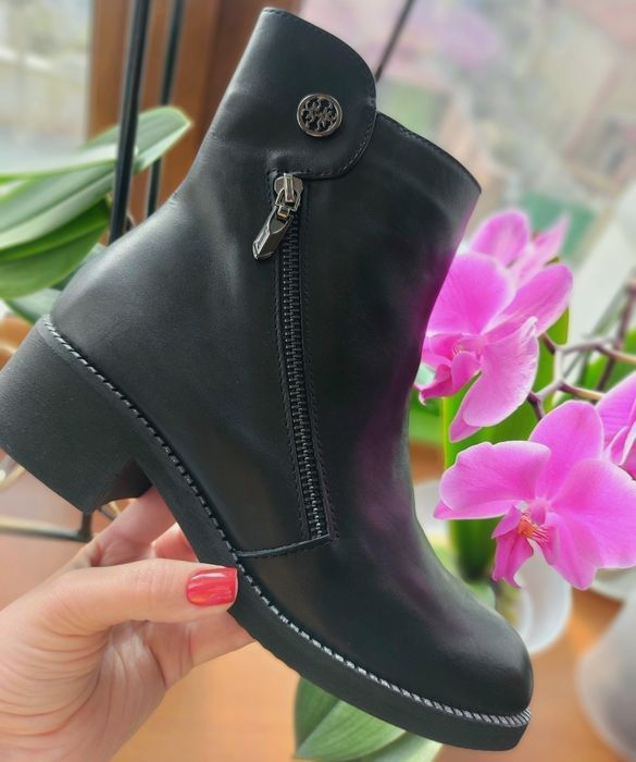 Кожаные ботинки полуботинки натуральная кожа демисезонные р.36