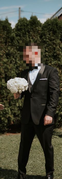 Smoking/ ubranie ślubne Pana młodego/komplet+dodatki