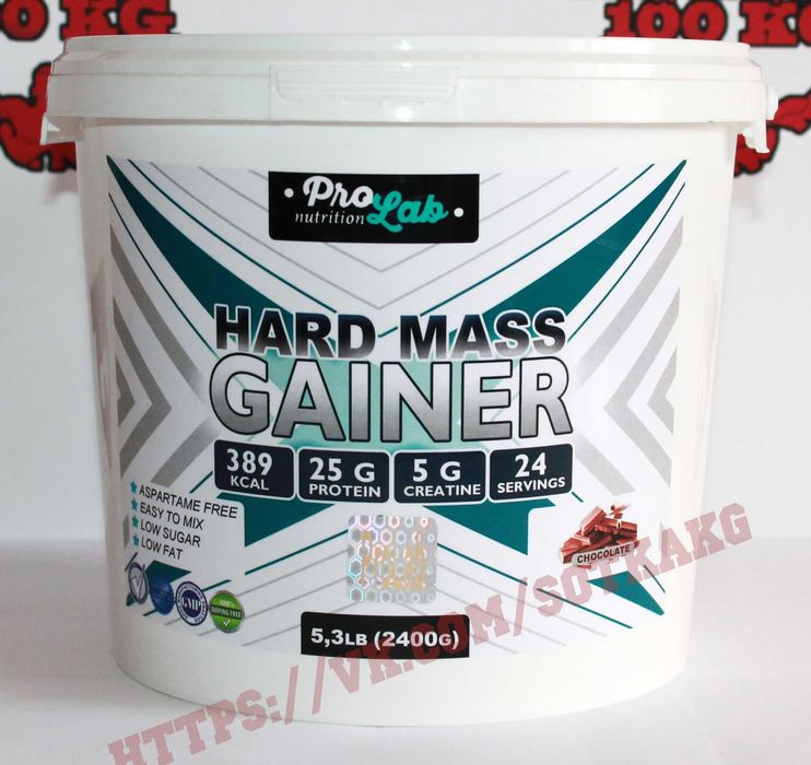 НА МАСУ Високобілковий гейнер ProLab Hard mass 2.4 кг! Протеїн,Протеин