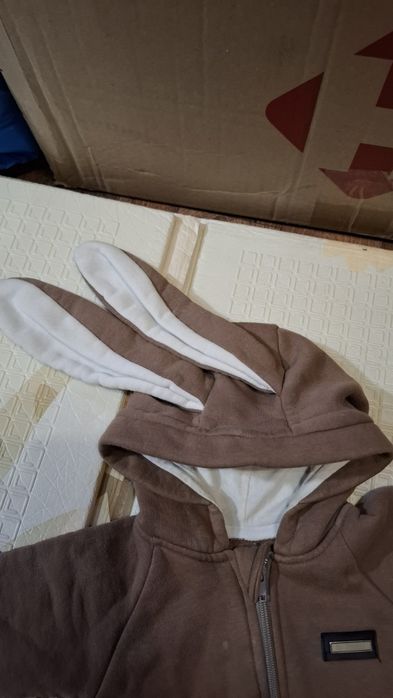 Комбінезон з вушками, теплий чоловічок