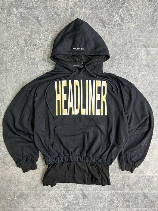 Project G/R HEADLINER gr кофта худи свитшот черный hoodie худі