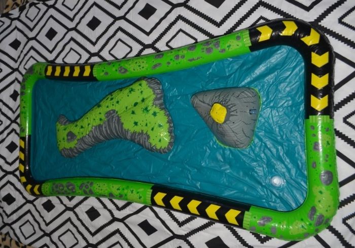 Большой надувной игровой центр песочница бассейн город динозавров