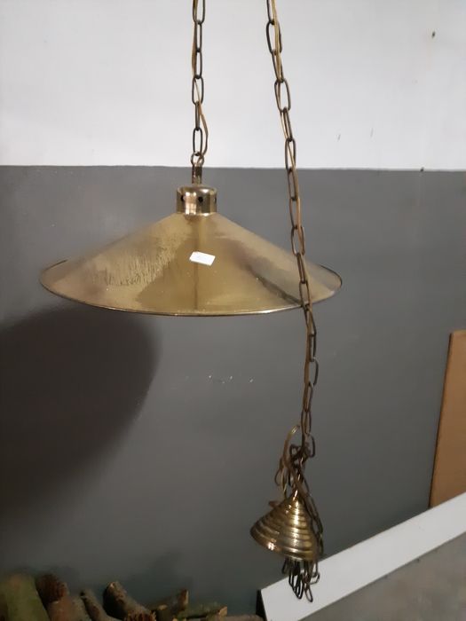 Candeeiro em latão de teto