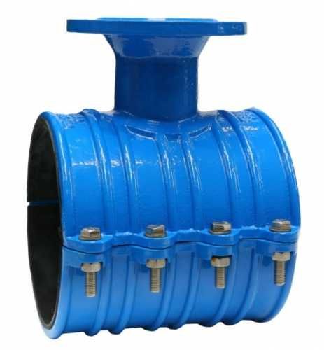 JAFAR Obejma z odejściem kołnierzowym Dz 160/ DN 80 PN 16