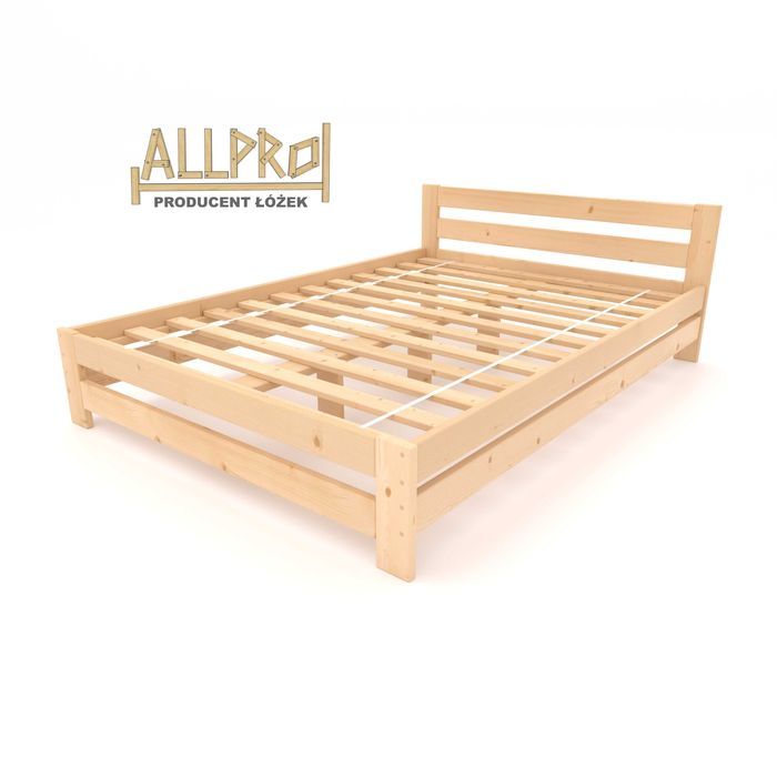 ŁÓŻKO DREWNIANE 90X200,120 140..+STELAŻ,Lite Drewno,hotelowe,Producent