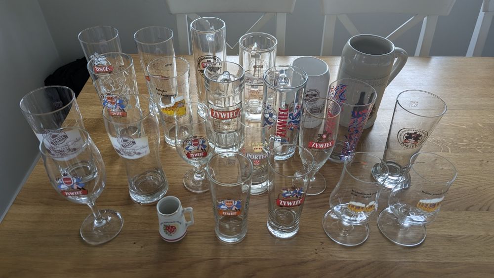 Kolekcja kufli i pokali Żywiec