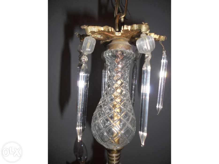 Candeeiro antigo vintage trabalhado impecável