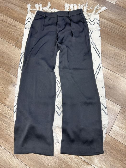 Spodnie szeroka prosta nogawka