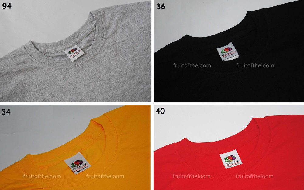 Преміум футболка Fruit of the loom Super Premium 205 висока щільність